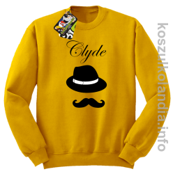Clyde Retro - bluza bez kaptura - żółta