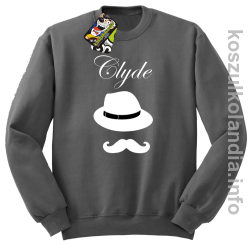 Clyde Retro - bluza bez kaptura - szara