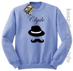 Clyde Retro - bluza bez kaptura - błękitna