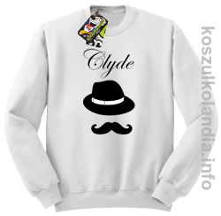 Clyde Retro - bluza bez kaptura - biała