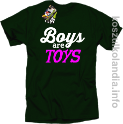 Boys are Toys - Koszulka męska butelkowa 