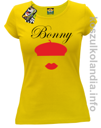 Bonny Retro - koszulka damska - żółta