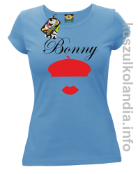 Bonny Retro - koszulka damska - błękitna