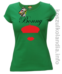 Bonny Retro - koszulka damska - zielona