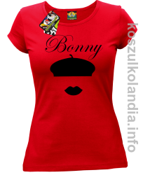 Bonny Retro - koszulka damska - czerwona