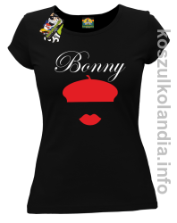 Bonny Retro - koszulka damska - czarna