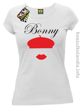 Bonny Retro - koszulka damska - biała