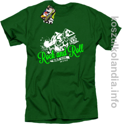 Rock & Roll Bike Ride est 1765 - Koszulka męska zielona 