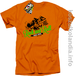 Rock & Roll Bike Ride est 1765 - Koszulka męska pomarańcz 
