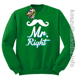 Mr Right - Bluza bez kaptura - zielona