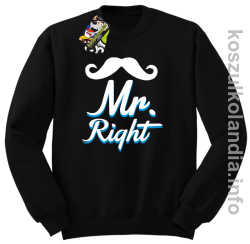 Mr Right - Bluza bez kaptura - czarna