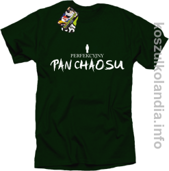 Perfekcyjny PAN CHAOSU - koszulka męska - butelkowa