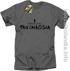 Perfekcyjny PAN CHAOSU - koszulka męska - szara