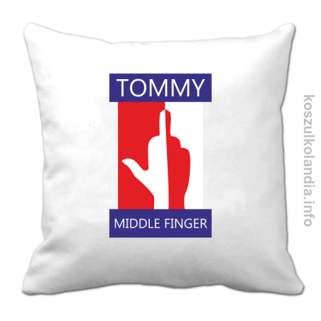 Tommy Middle Finger - poduszka