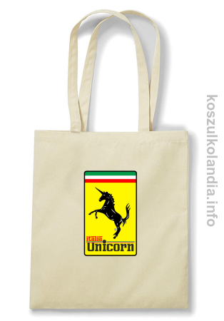 Unicorn Italia Parody Ferrari - torba na zakupy