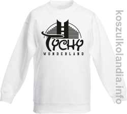 TYCHY Wonderland - bluza bez kaptura dziecięca - biała