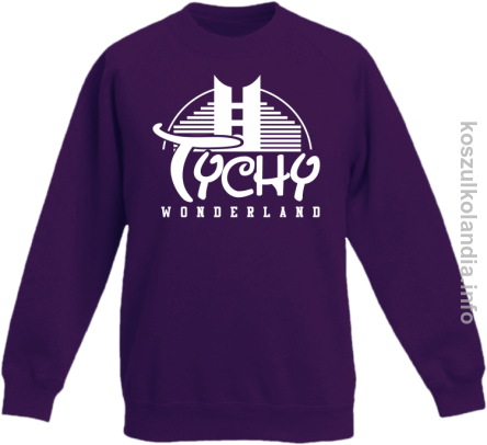 TYCHY Wonderland - bluza bez kaptura dziecięca - fioletowa