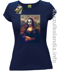 MonaLisa HelloJocker - koszulka damska granatowa 