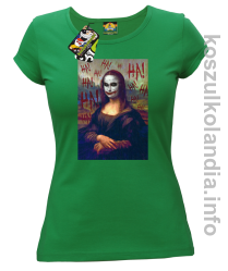 MonaLisa HelloJocker - koszulka damska zielona 