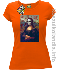 MonaLisa HelloJocker - koszulka damska pomarańczowa 