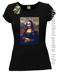 MonaLisa HelloJocker - koszulka damska czarna 