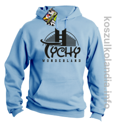TYCHY Wonderland - Bluza z kapturem - błękitna