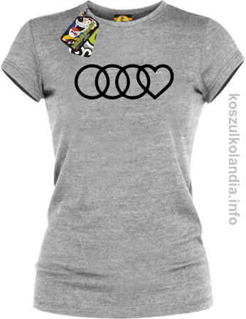Audi LOVE - koszulka damska