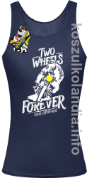 Two Wheels Forever Lubię zapierdalać - Top damski granat