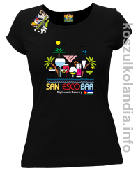 San Escobar Coctails - Koszulka damska czarna 