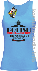 Polish for begginers Odd Pear Doll She - Top damski błękit 