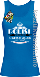 Polish for begginers Odd Pear Doll She - Top damski niebieski
