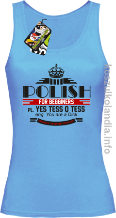Polish for begginers Yes Tess Q Tess - Top damski 