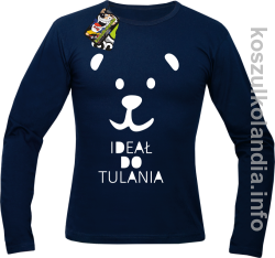 MISIO IDEAŁ DO TULANIA -  longsleeve męski - granatowy