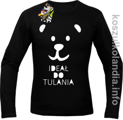 MISIO IDEAŁ DO TULANIA -  longsleeve męski - czarny