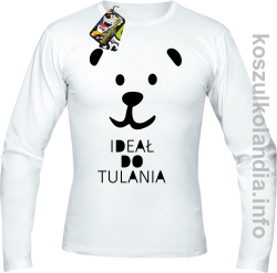 MISIO IDEAŁ DO TULANIA -  longsleeve męski - biały