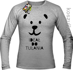 MISIO IDEAŁ DO TULANIA -  longsleeve męski - melanż