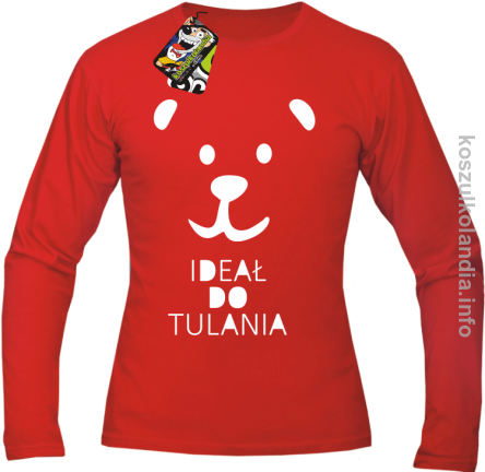 MISIO IDEAŁ DO TULANIA -  longsleeve męski - czerwony