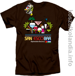 San Escobar Coctails - Koszulka męska brąz 