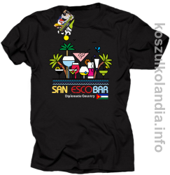 San Escobar Coctails - Koszulka męska czarna 