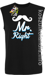 Mr Right - Bezrękawnik męski - czarna