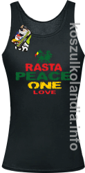 Rasta Peace ONE LOVE - top damski - czarna