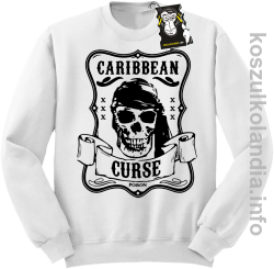 Caribbean curse - bluza z nadrukiem bez kaptura biała