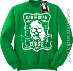 Caribbean curse - bluza z nadrukiem bez kaptura zielona