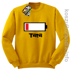 Tata Bateria do ładowania - bluza bez kaptura - żółty
