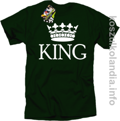 KING Crown Style - koszulka męska - butelkowa