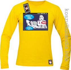 Czeski Film Część 2 Akcja Łóżkowa - Longsleeve męski żółty 