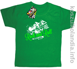 Rock & Roll Bike Ride est 1765 - Koszulka dziecięca zielona 