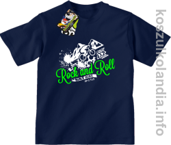 Rock & Roll Bike Ride est 1765 - Koszulka dziecięca granat
