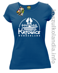 Katowice Wonderland - koszulka damska - niebieska
