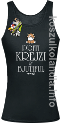 Priti Krejzi and Bjutiful - Top damski czarny 